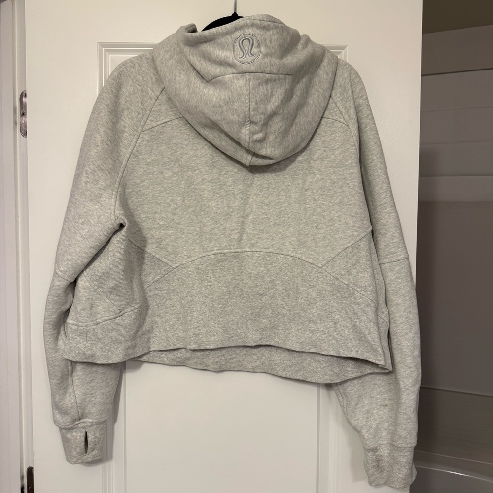 Women’s Lululemon Hooded Scuba half zip, gray, size XL/XXL - Picture 3 of 6